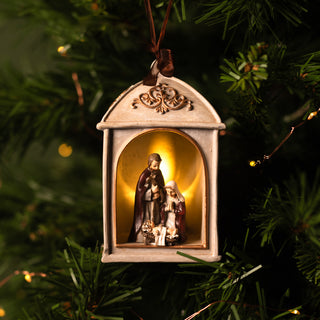 Nativity scene Christmas ornament