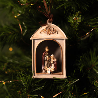 Nativity scene Christmas ornament