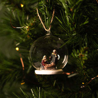 Nativity scene Christmas tree ornament