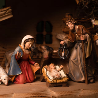 Nativity scene wood