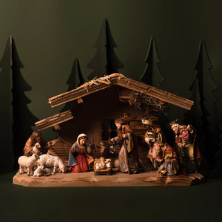 Nativity scene wood