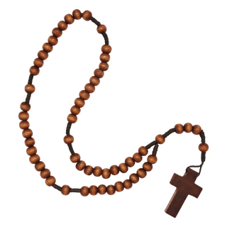 Natural wood Rosary rope
