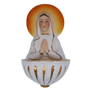 Our Lady of Lourder holy water font