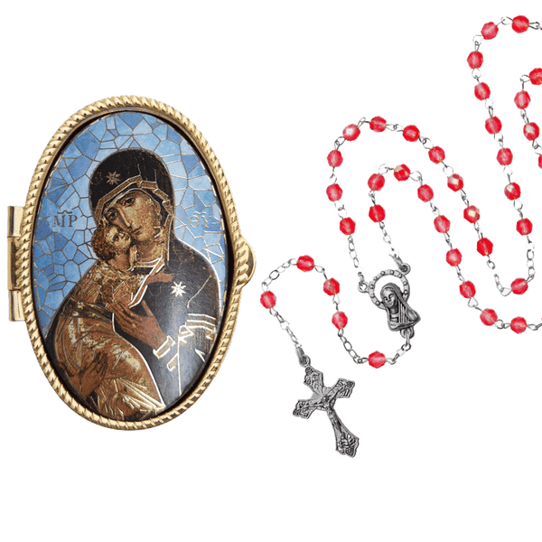 Our Lady of Perpetual Help rosary box