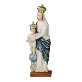Statue of Our Lady of Victory in hand-painted resin