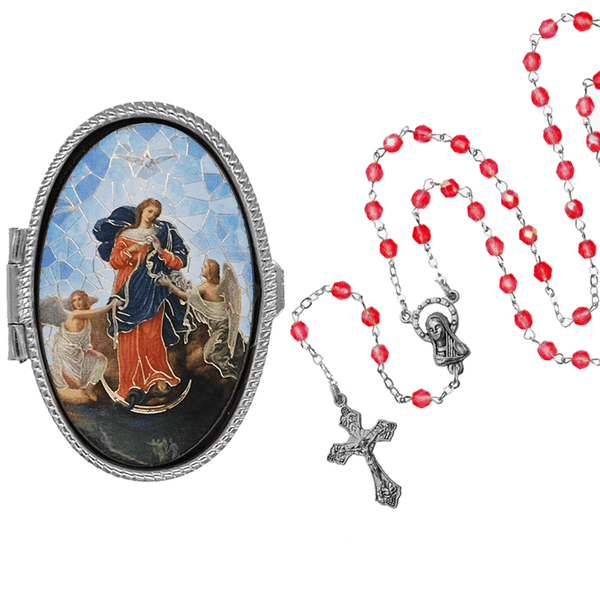 our lady untier  of knots rosary box