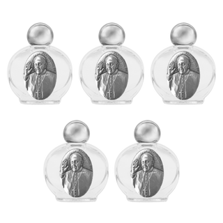 Pope Francis Holy Water Bottle set of 5