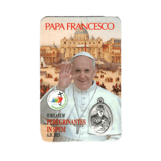 Pope Francis Jubilee prayer card 