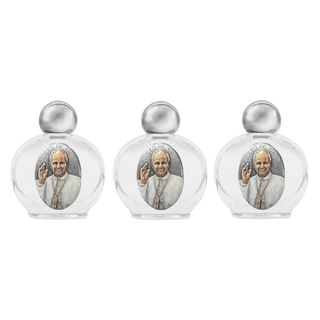 Pope Leo holy water bottle set of 3