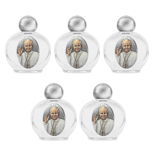 Pope Leo holy water bottle set of 5