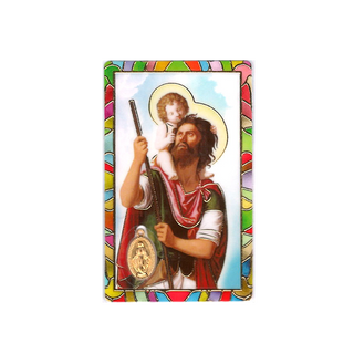 SAINT CHRISTOPHER - PRAYER CARD