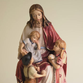 Jesus with Children statue