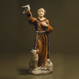 Saint Franci Statue in woood