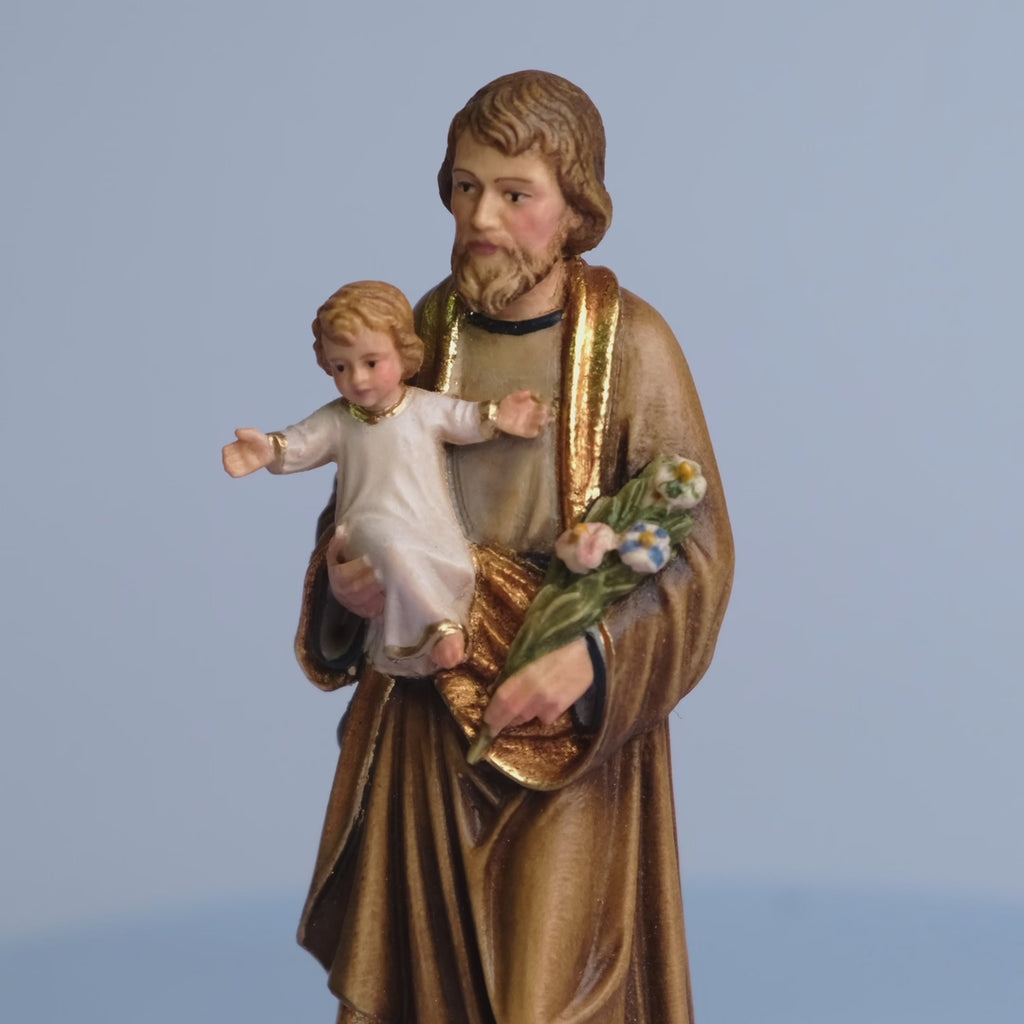 Saint Joseph wood statue