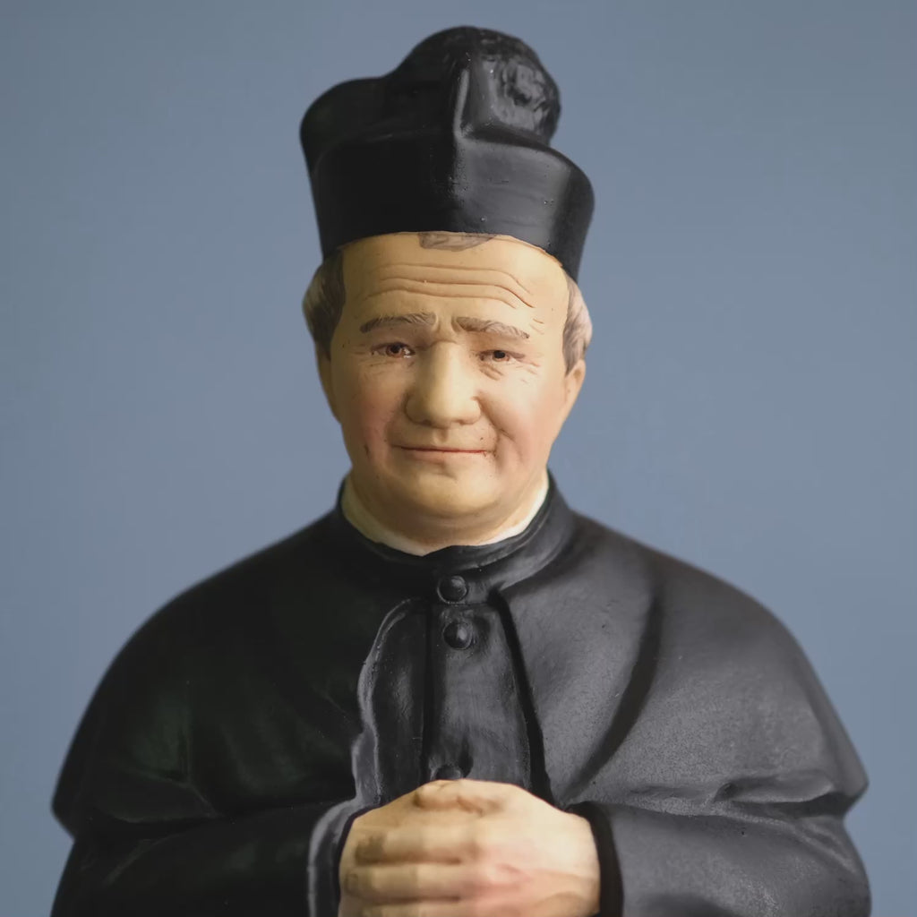 St John Bosco resin statue