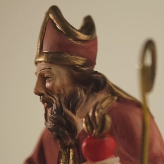 St Augustine Resin Statue