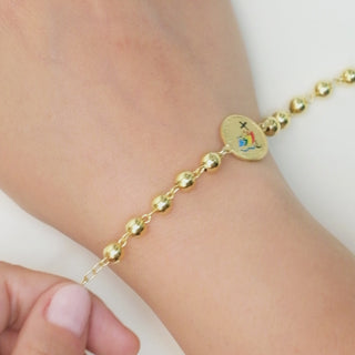 Jubilee bracelet golden sterling silver 