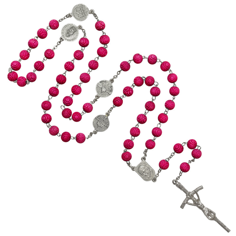 Rose petal rosary