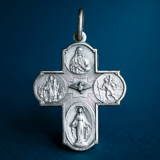 Scapular cross pendant