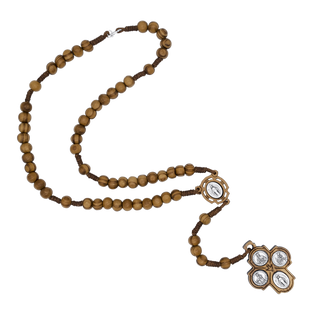 ROSARIO SCAPOLARE - LEGNO E CORDA