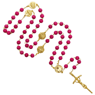 scented rose petal rosary metal