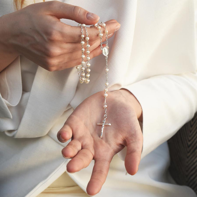 Pearl beads rosary for prayers