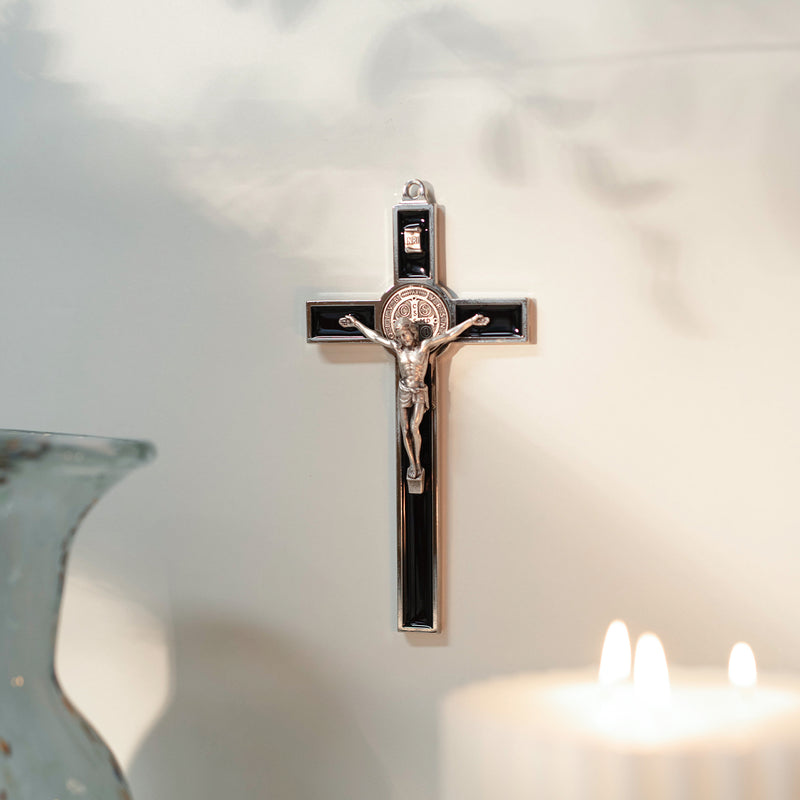 Saint Benedict crucifix metal