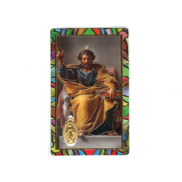 St. Mark the Evangelist prayer card
