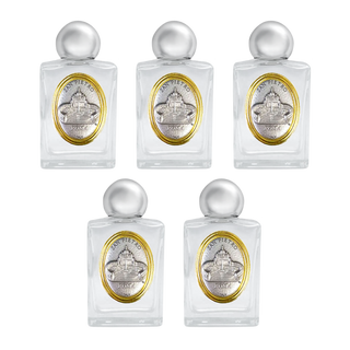 Saint Peter holy water bottle set of 5