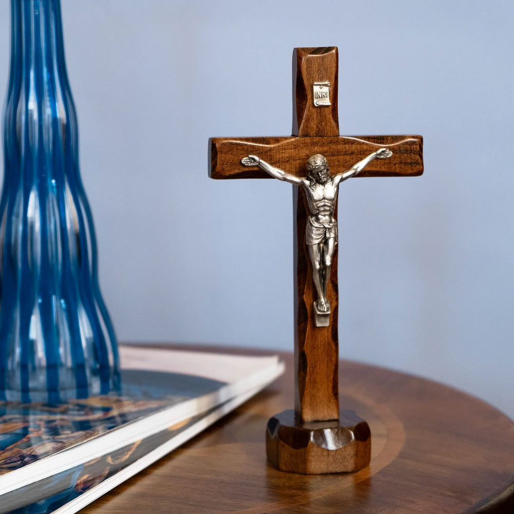 Wood Standing crucifix