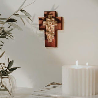 STATIONS OF THE CROSS - WALL CROSS - WOOD
