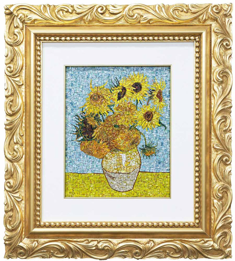 Van Gogh Sunflowers mosaic