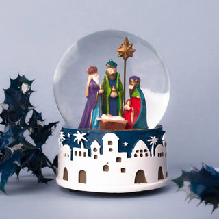 Three Wise Men Musical Snow Globe