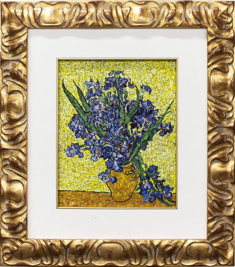 Iris by Van Gogh mosaic