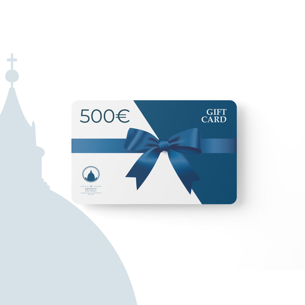 SAVELLI RELIGIOUS GIFT CARD - € 500