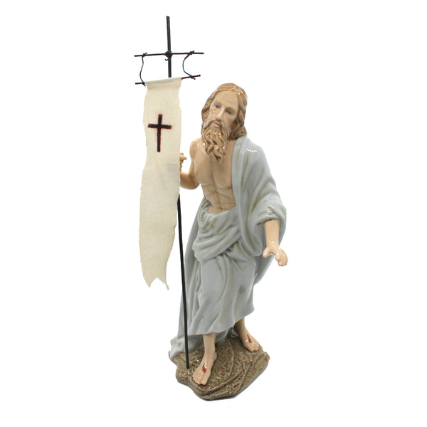 Risen Christ porcelain statue