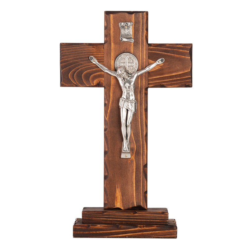 St. Benedict standing crucifix