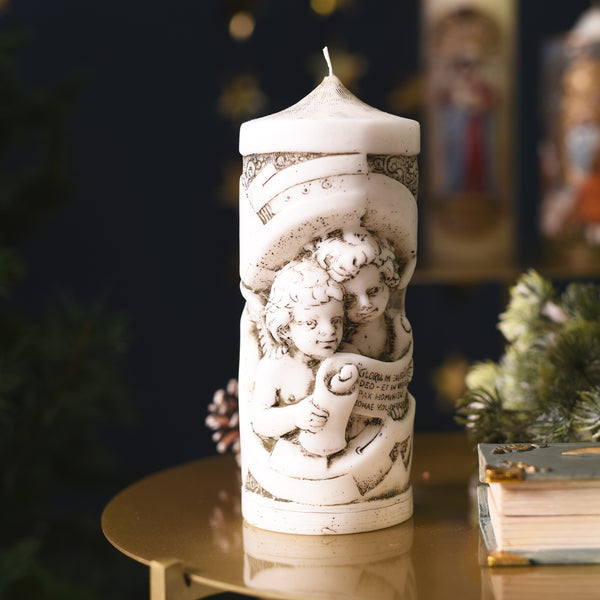 Christmas angels Candle