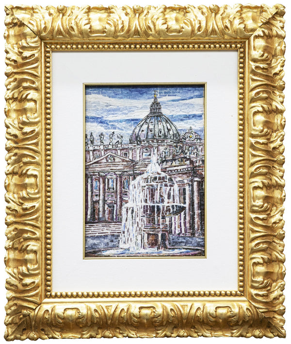 Fountain of St Peter Square mosaic