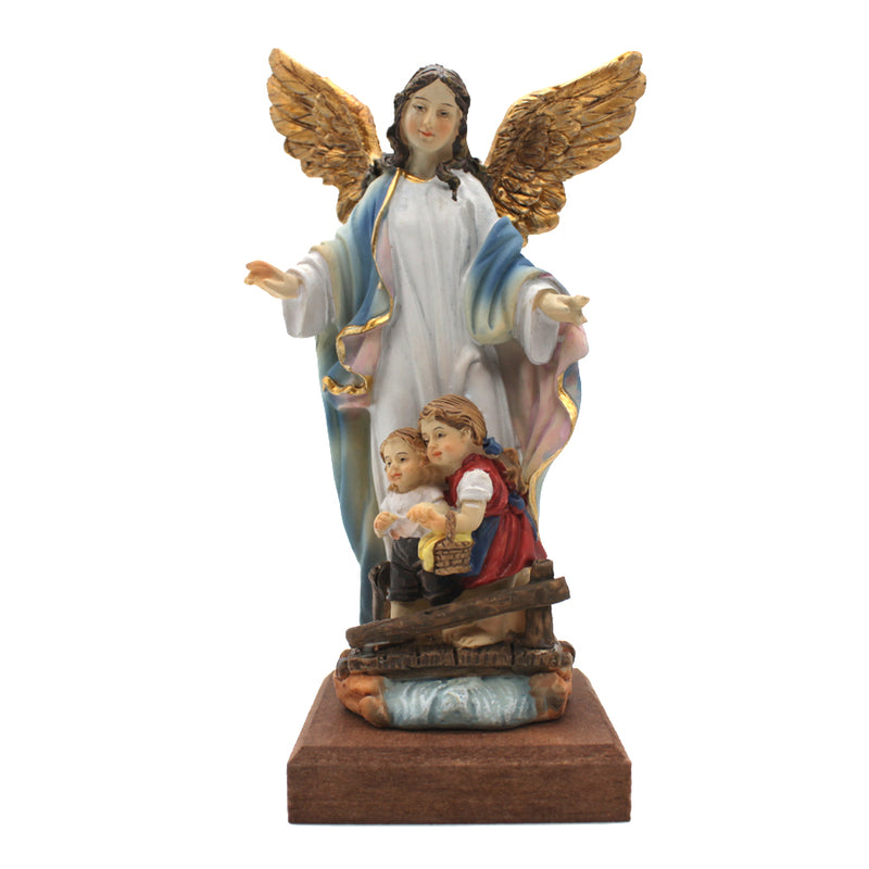 guardian angel statue in resin