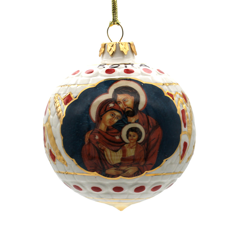 holy family christmas bauble