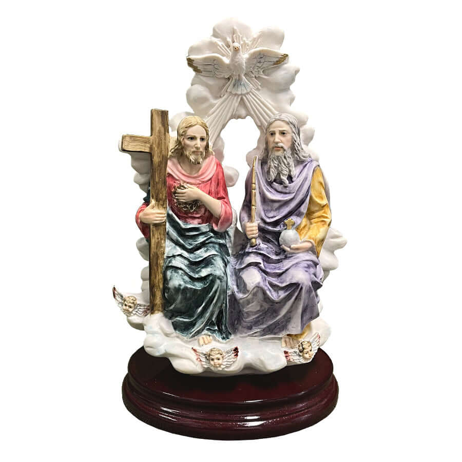 Holy Trinity Marble Statue Savelli Religious