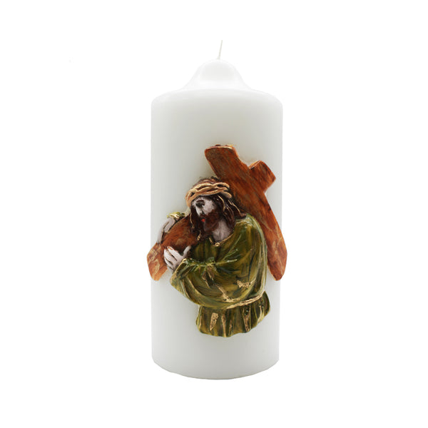Passion of Christ candle