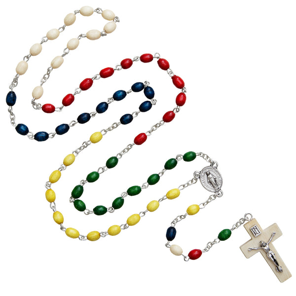 Missionary wooden rosary