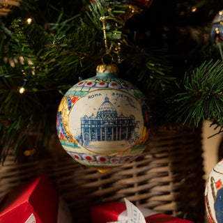 ST PETER'S SQUARE - CHRISTMAS BAUBLE - CERAMIC