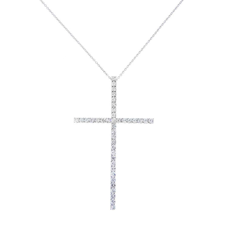 cross diamond necklace