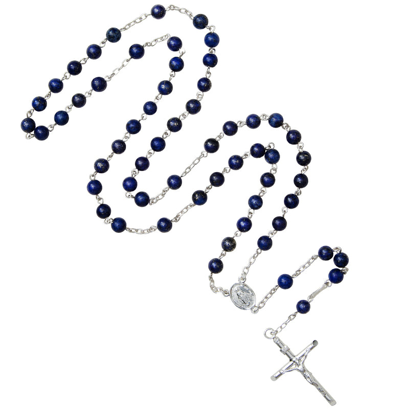 Lapis lazuli rosary bead