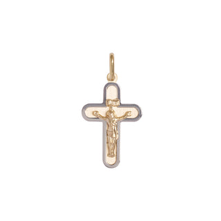 Vermeil silver crucifix pendant