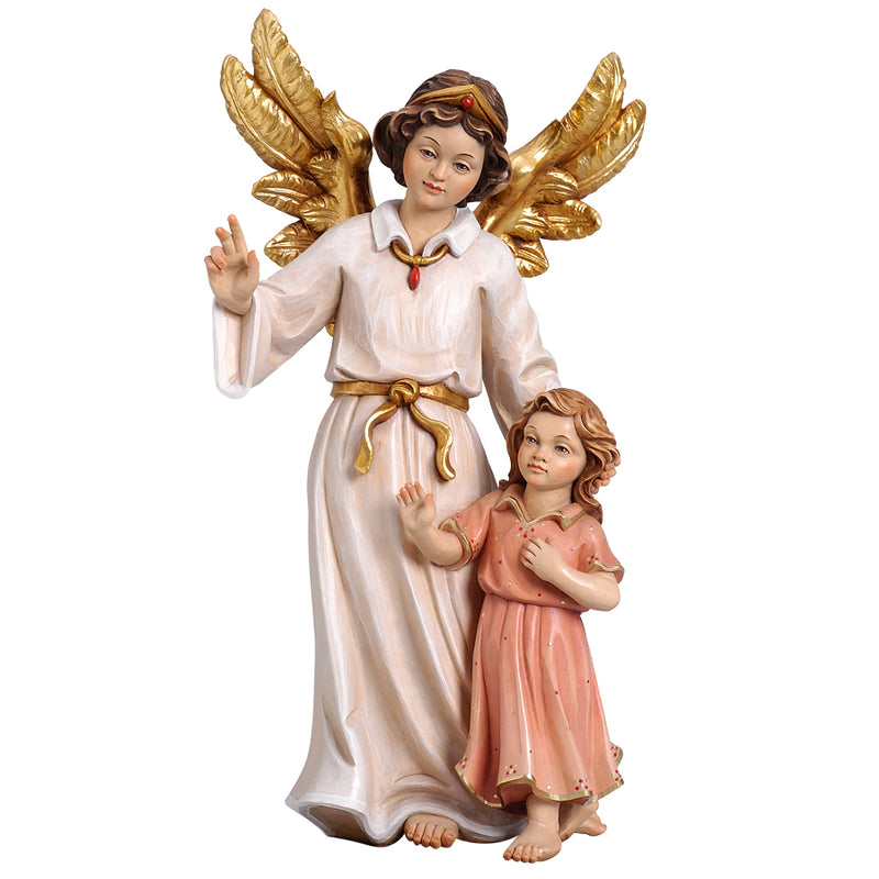 Guardian Angel with girl statue
