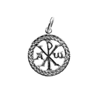 Peace pendant in 18 Kt white Gold